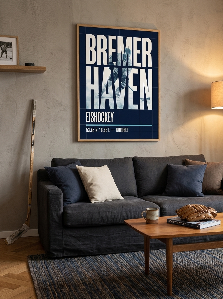 Eishockey Poster Bremerhaven – Poster im Wohnzimmer